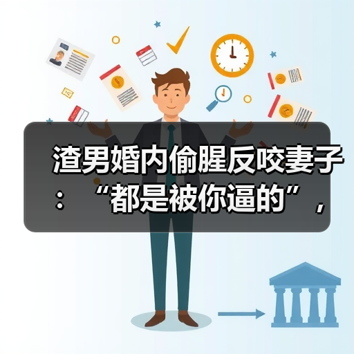 渣男婚内偷腥反咬妻子:“都是被你逼的”,为何他能那么嚣张?(图1) 渣男婚内偷腥反咬妻子:“都是被你逼的”,为何他能那么嚣张?(图1)