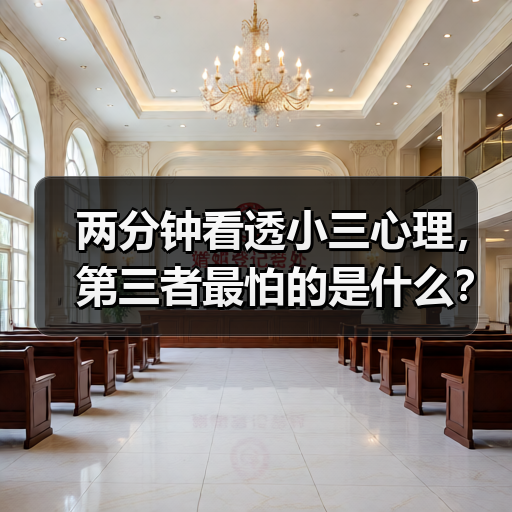 两分钟看透小三心理,第三者最怕的是什么?聪明女人如何玩弄小三(图3) 两分钟看透小三心理,第三者最怕的是什么?聪明女人如何玩弄小三(图3)