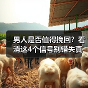 男人是否值得挽回？看清这4个信号别错失真爱(图3)