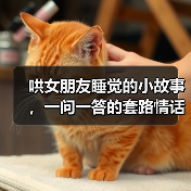 哄女朋友睡觉的小故事，一问一答的套路情话(图3)