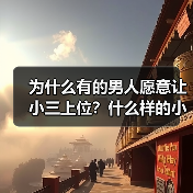 为什么有的男人愿意让小三上位？什么样的小三容易打败原配？ - 辰飞雨恋来情感网