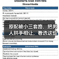 原配被小三套路，把男人拱手相让，看透这些伎俩，让小三没戏唱 - 辰飞雨恋来情感网
