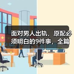 面对男人出轨，原配必须明白的9件事，全篇干货，已婚女人抓紧看(图1)