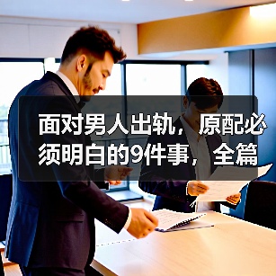 面对男人出轨，原配必须明白的9件事，全篇干货，已婚女人抓紧看(图3)
