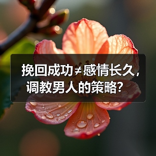 挽回成功≠感情长久，调教男人的策略？ - 辰飞雨恋来情感网