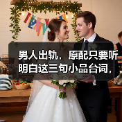 男人出轨，原配只要听明白这三句小品台词，小三就完全没戏唱了 - 辰飞雨恋来情感网