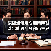 原配如何用心理博弈智斗出轨男?分离小三只需几句话术(图4) 原配如何用心理博弈智斗出轨男?分离小三只需几句话术(图4)