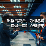 出轨后复合，为何总说一套做一套？心理接纳才是关键 - 辰飞雨恋来情感网
