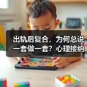 出轨后复合，为何总说一套做一套？心理接纳才是关键(图4)