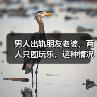 男人出轨朋友老婆，两人只图玩乐，这种情况原配该如何分离小三？(图1)