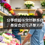分手后前任突然联系你,是复合信号还是另有隐情?(图4) 分手后前任突然联系你,是复合信号还是另有隐情?(图4)