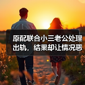 原配联合小三老公处理出轨，结果却让情况恶化？(图2)