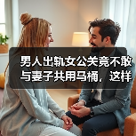 男人出轨女公关竟不敢与妻子共用马桶，这样的男人还有救吗？(图2)