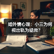 婚外情心理：小三为何视出轨为拯救？ - 辰飞雨恋来情感网