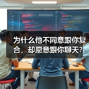 为什么他不同意跟你复合，却愿意跟你聊天？(图2)