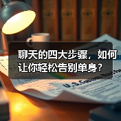 聊天的四大步骤，如何让你轻松告别单身？ - 辰飞雨恋来情感网