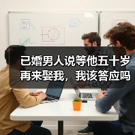 已婚男人说等他五十岁再来娶我，我该答应吗？(图2)