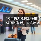 10年的无私付出换来了伴侣的背叛，应该怎么办？ - 辰飞雨恋来情感网