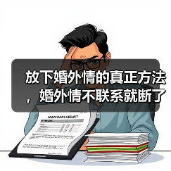 放下婚外情的真正方法，婚外情不联系就断了吗(图3)
