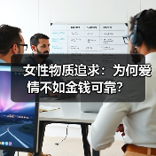 女性物质追求：为何爱情不如金钱可靠？(图2)