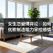 女生恋爱博弈论：如何优雅制造阻力掌控感情主动权？(图4)