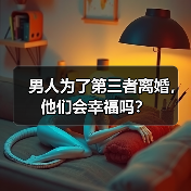 男人为了第三者离婚，他们会幸福吗？(图3)