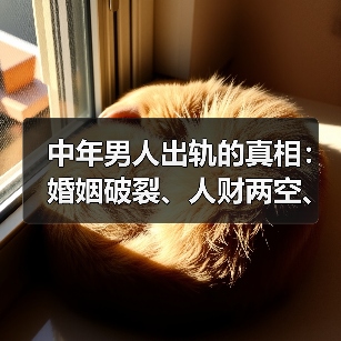 中年男人出轨的真相：婚姻破裂、人财两空、后悔莫及(图3)