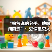 “赌气说的分手，他瞬间同意”：爱情里男人到底在想什么？ - 辰飞雨恋来情感网