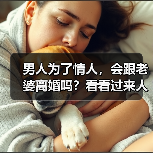 男人为了情人，会跟老婆离婚吗？看看过来人的回答 - 辰飞雨恋来情感网
