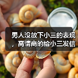 男人没放下小三的表现，高情商的给小三发信息(图1)