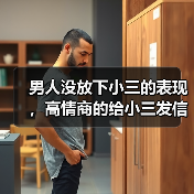 男人没放下小三的表现，高情商的给小三发信息 - 辰飞雨恋来情感网