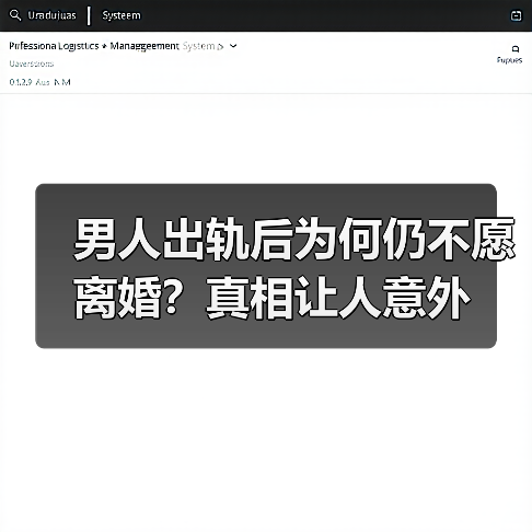 男人出轨后为何仍不愿离婚？真相让人意外(图2)