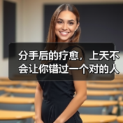 分手后的疗愈，上天不会让你错过一个对的人(图1)