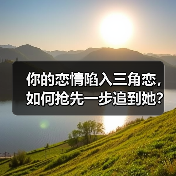 你的恋情陷入三角恋，如何抢先一步追到她？(图2)
