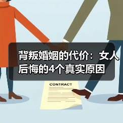 背叛婚姻的代价：女人后悔的4个真实原因 - 辰飞雨恋来情感网