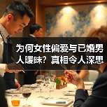 为何女性偏爱与已婚男人暧昧？真相令人深思 - 辰飞雨恋来情感网