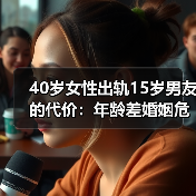 40岁女性出轨15岁男友的代价：年龄差婚姻危机真相(图2)