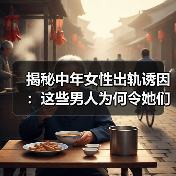 揭秘中年女性出轨诱因：这些男人为何令她们无法自拔？ - 辰飞雨恋来情感网