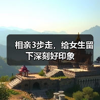 相亲3步走，给女生留下深刻好印象 - 辰飞雨恋来情感网