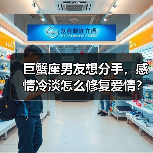 巨蟹座男友想分手，感情冷淡怎么修复爱情？怎么挽回感情？(图4)