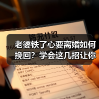 老婆铁了心要离婚如何挽回？学会这几招让你挽回事半功倍(图1)