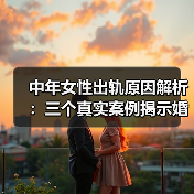 中年女性出轨原因解析：三个真实案例揭示婚姻危机(图2)
