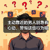 主动靠近的男人别急着心动，警惕这些行为暗