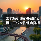 离婚后仍住前夫家的原因，三位女性坦言真相(图4)