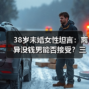 38岁未婚女性坦言：离异没钱男能否接受？三位真实态度(图3)