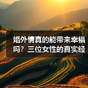 婚外情真的能带来幸福吗？三位女性的真实经历揭露真相(图3)