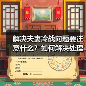 解决夫妻冷战问题要注意什么？如何解决处理婚姻冷战冷暴力问题？(图3)