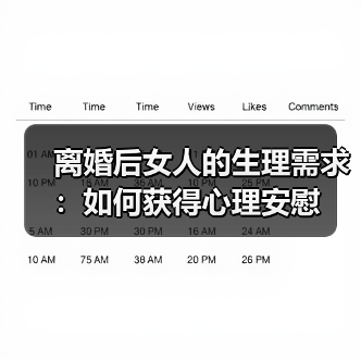 离婚后女人的生理需求：如何获得心理安慰(图4)
