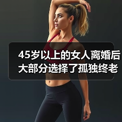 45岁以上的女人离婚后大部分选择了孤独终老(图2)
