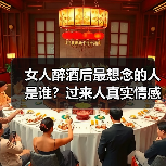 女人醉酒后最想念的人是谁？过来人真实情感大揭秘(图4)